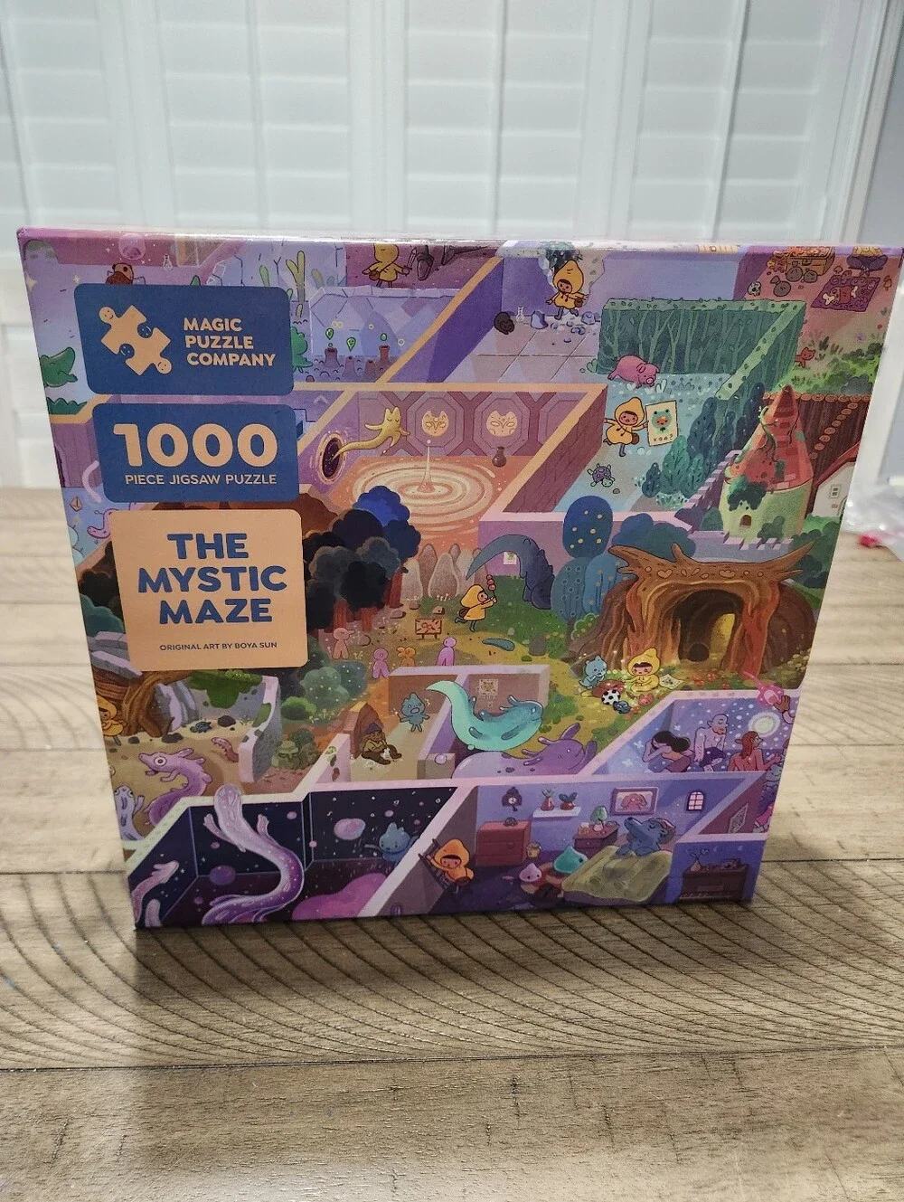 Magic Puzzle Company The Mystic Maze 1000 Piece Jigsaw Puzzle Complete w/ Reveal